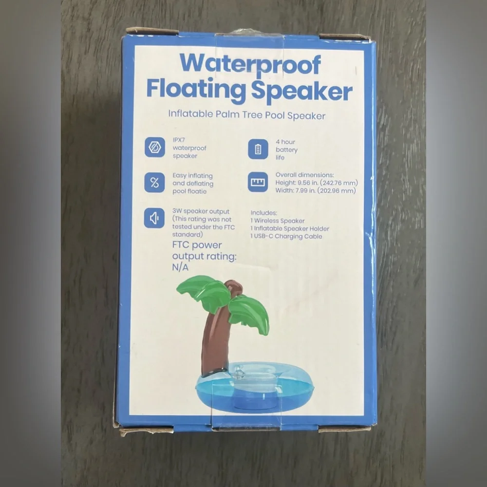 Waterproof floating speaker